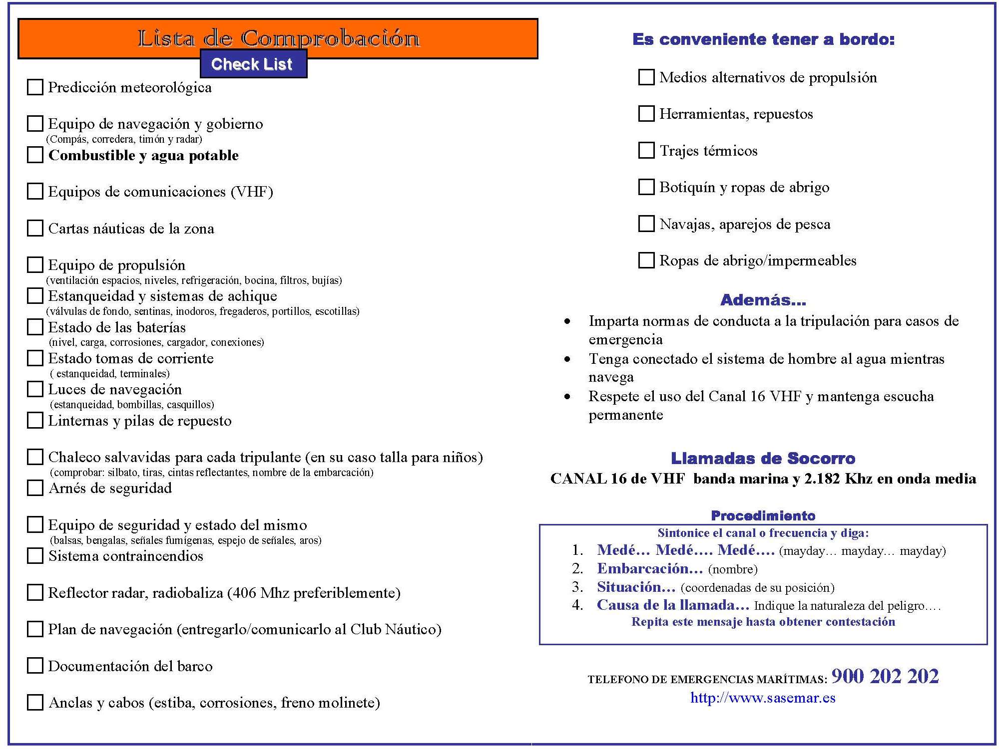 checklist